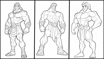 Hercules coloring pages, free printable coloring pages, Disney coloring pages, Greek mythology coloring pages, kids coloring pages