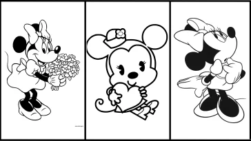 Coloring Sheets Minnie Mouse - Free Coloring Pages