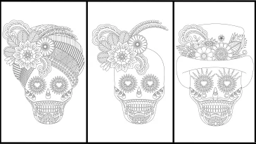 Day of the Dead Coloring Pages - Free Coloring Pages