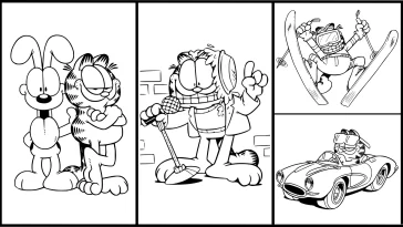 Garfield Coloring Pages - Free Coloring Pages
