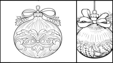 Ornament Coloring Pages - Free Coloring Pages